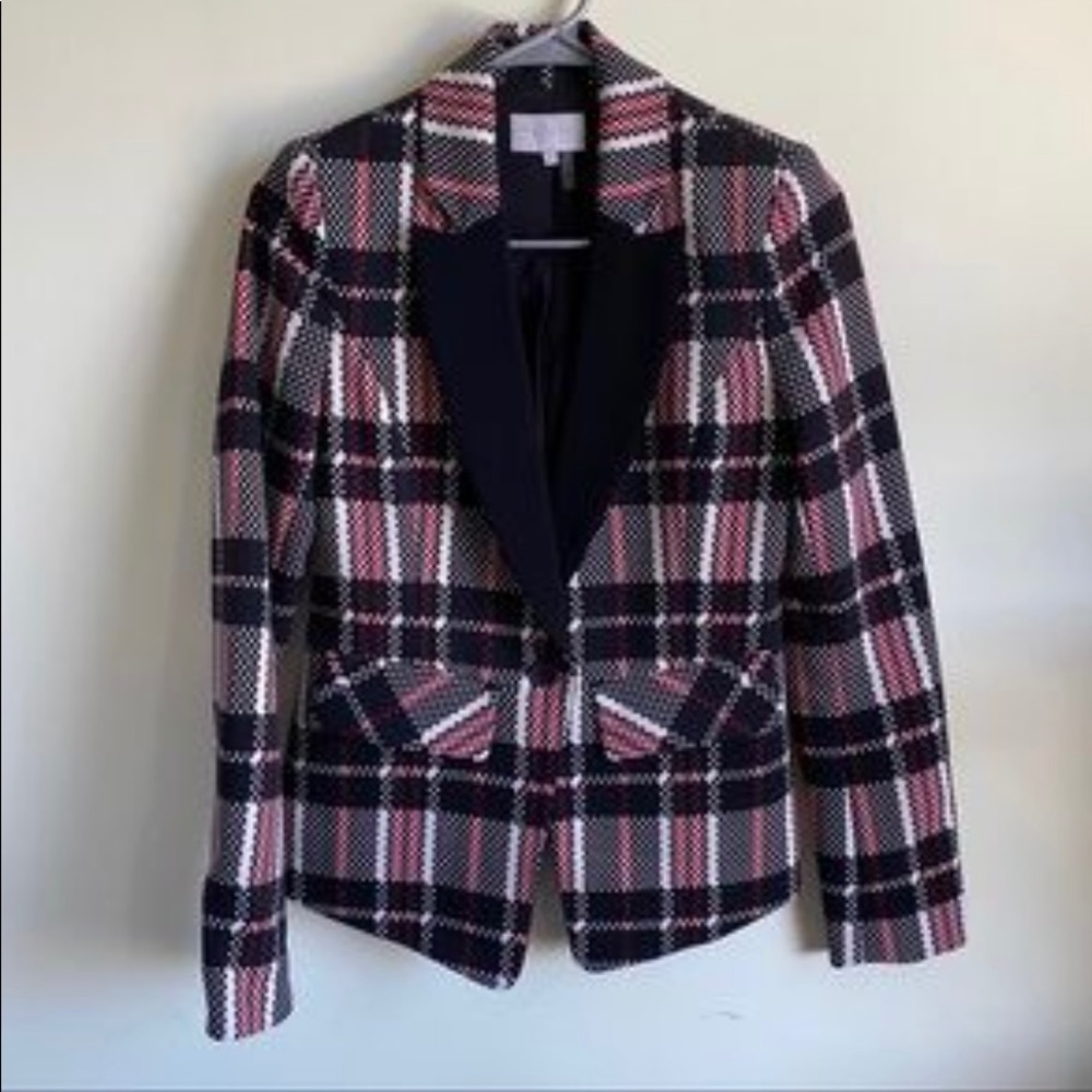 Checkered blazer
